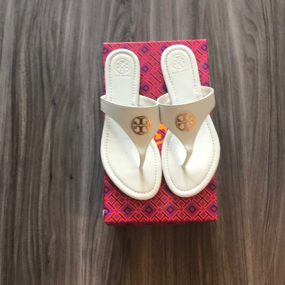 Tory Burch sandals.